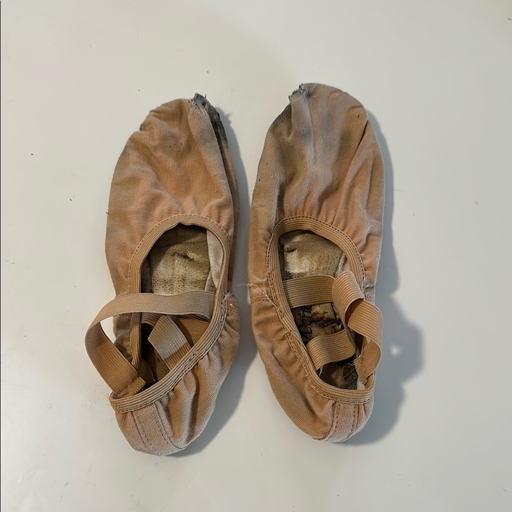 Used Tan Ballet Shoe